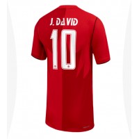 Kanada Jonathan David #10 Hemmatröja Kvinnor VM 2026 Korta ärmar